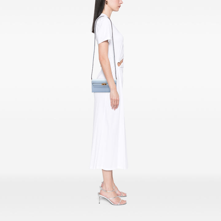 Hermès Kelly To Go Portefeuille Epsom Bleu