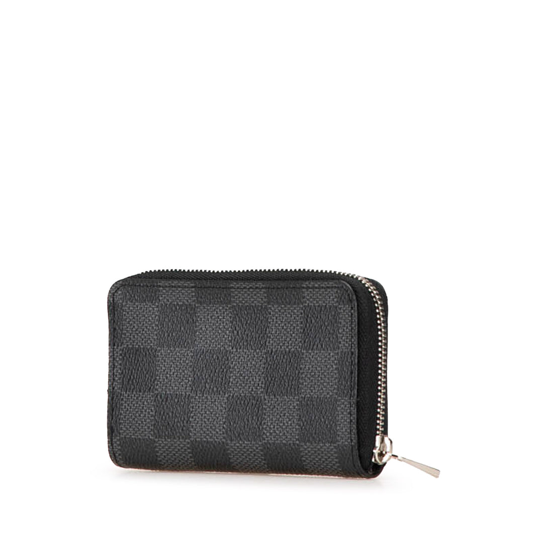 Damier Graphite Zippy Coin Pouch Black - Gaby Paris