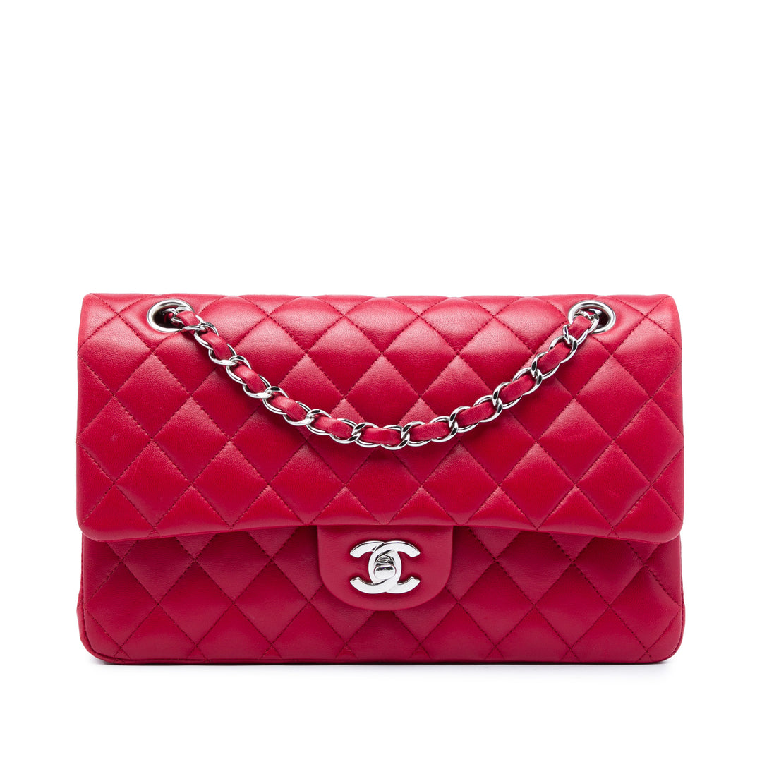 Chanel Medium Classic Cuir d’agneau Double rabat
