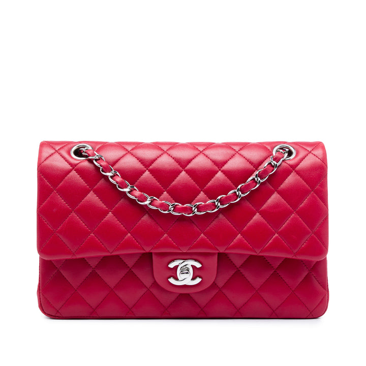 Chanel Medium Classic Cuir d’agneau Double rabat