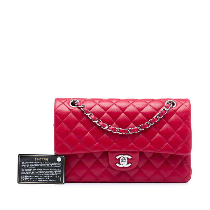 Chanel Medium Classic Cuir d’agneau Double rabat