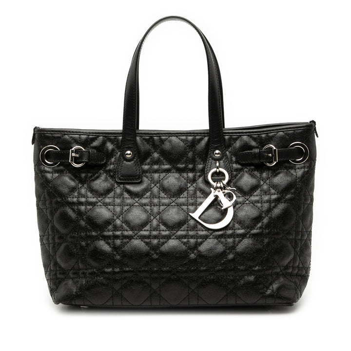 Dior Mini Coated Toile Cannage Panarea Cabas