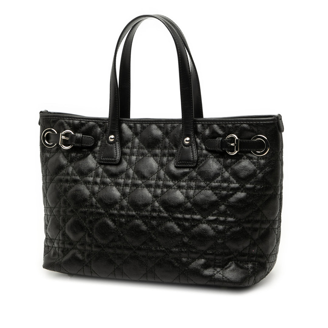 Dior Mini Coated Toile Cannage Panarea Cabas