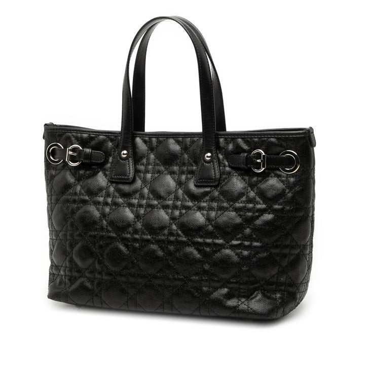 Dior Mini Coated Toile Cannage Panarea Cabas