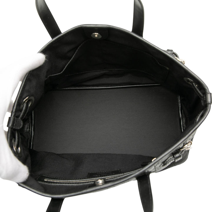 Dior Mini Coated Toile Cannage Panarea Cabas