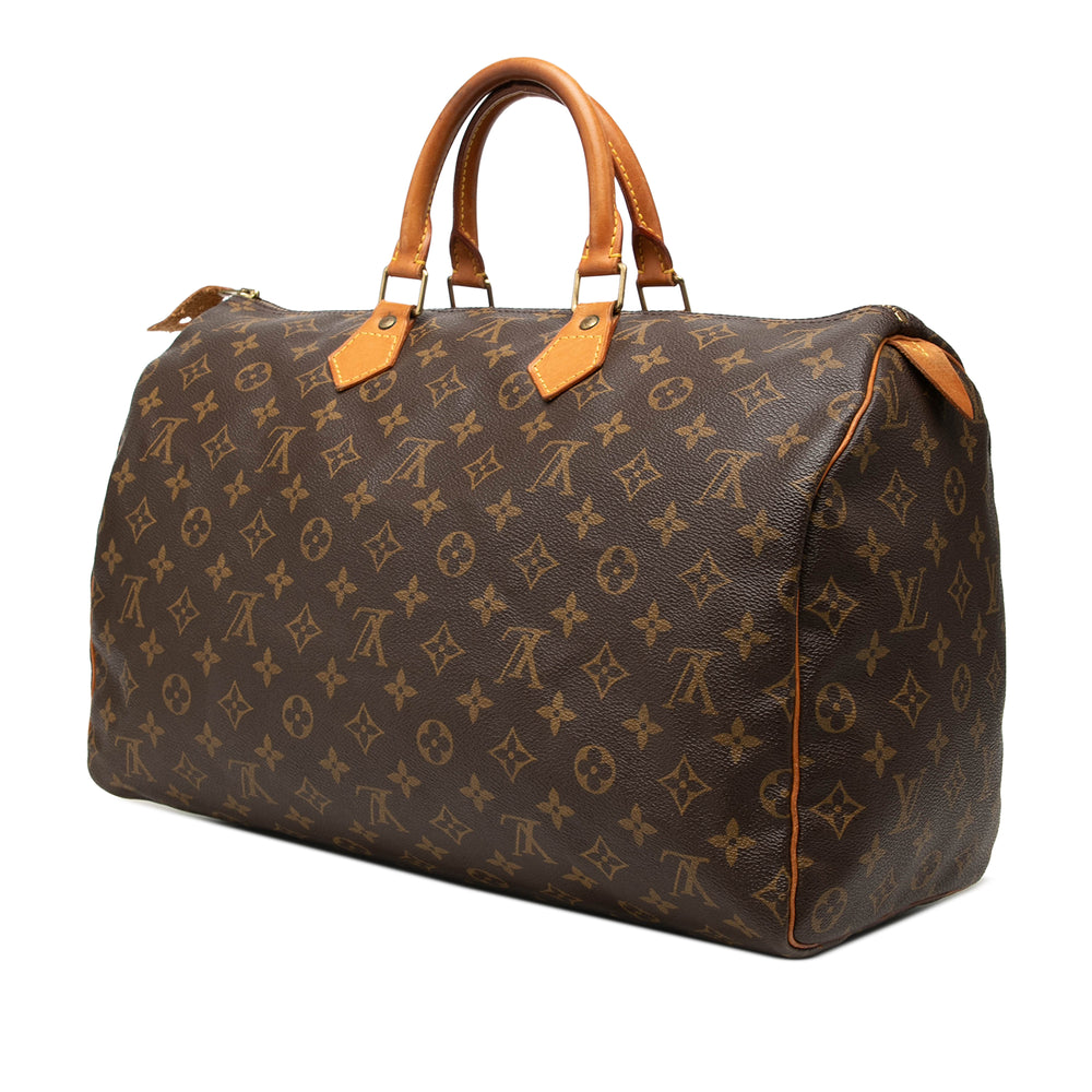 Louis Vuitton Sac à main Speedy 40 Monogram Marron – vue 2 – GABY PARIS