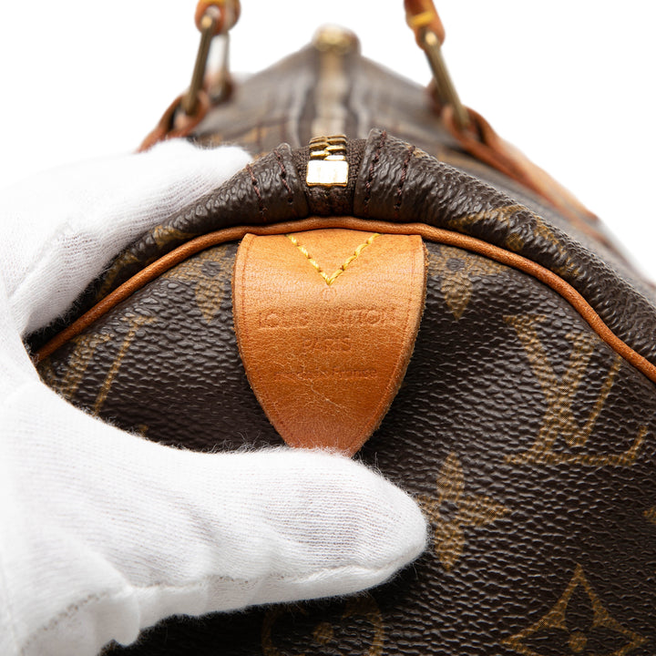 Louis Vuitton Sac à main Speedy 40 Monogram Marron – vue 5 – GABY PARIS