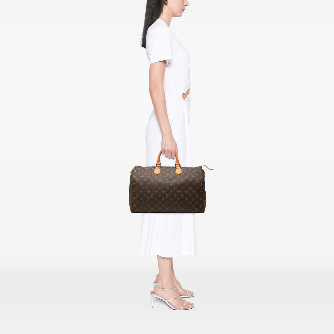 Louis Vuitton Sac à main Speedy 40 Monogram Marron – vue 6 – GABY PARIS