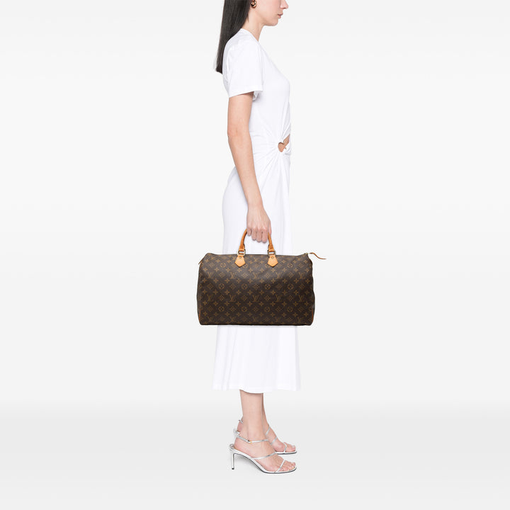 Louis Vuitton Sac à main Speedy 40 Monogram Marron – vue 6 – GABY PARIS