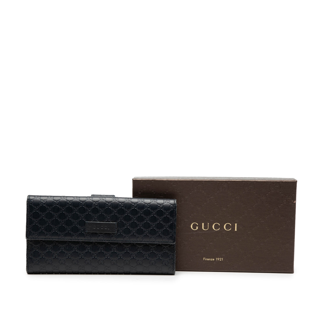 Gucci Microguccissima Portefeuille long