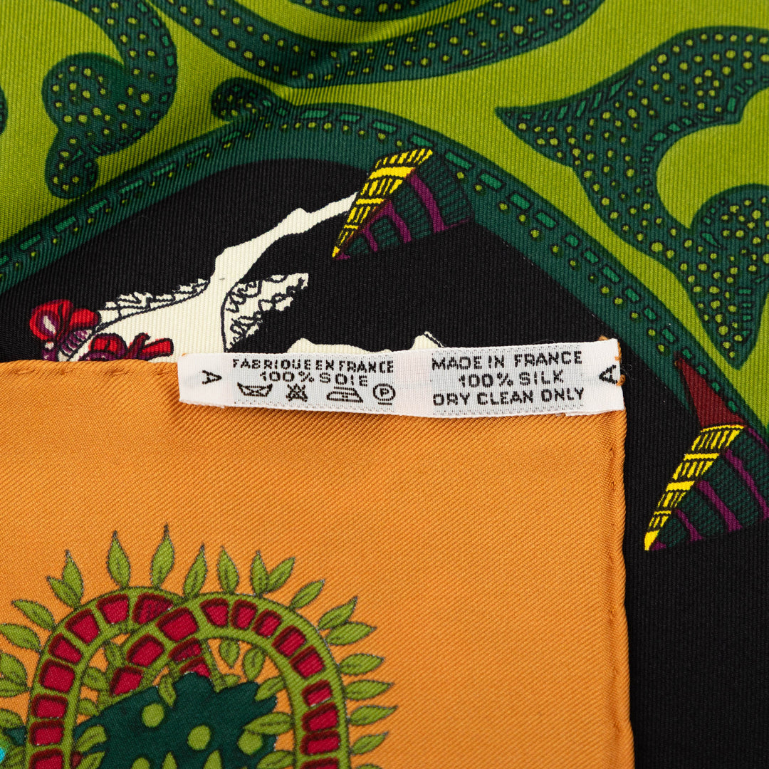 Le Paradis du Roy Foulard 90 Vert