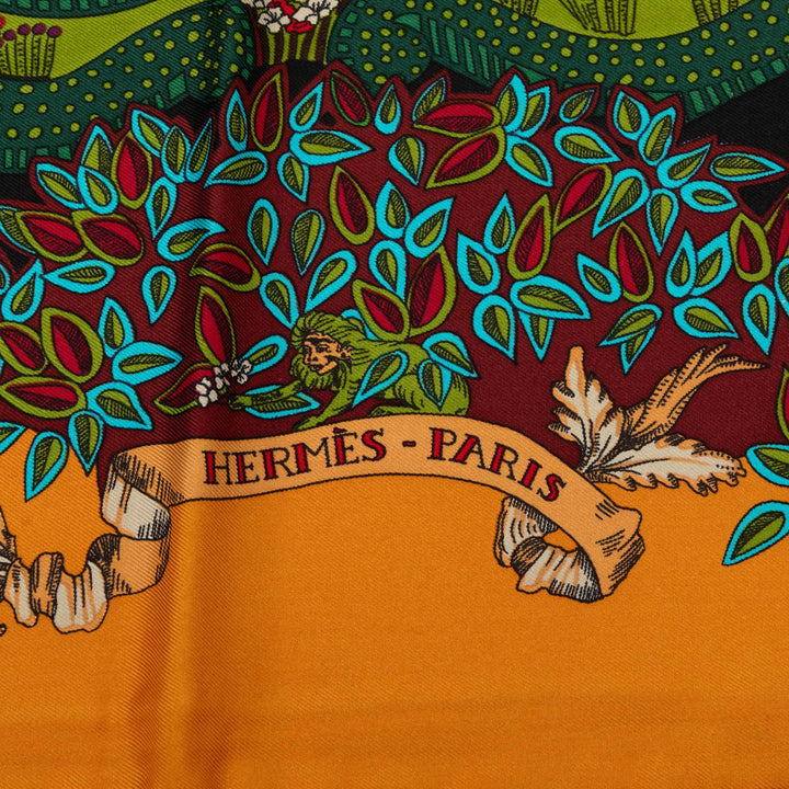 Le Paradis du Roy Foulard 90 Vert