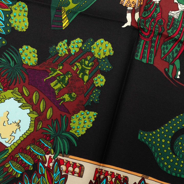 Le Paradis du Roy Foulard 90 Vert