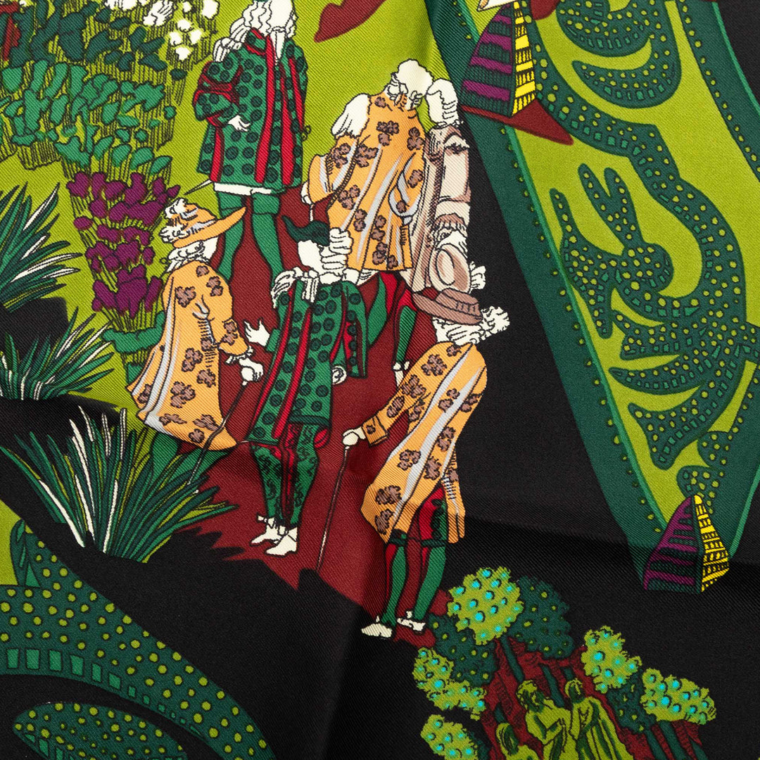 Le Paradis du Roy Foulard 90 Vert