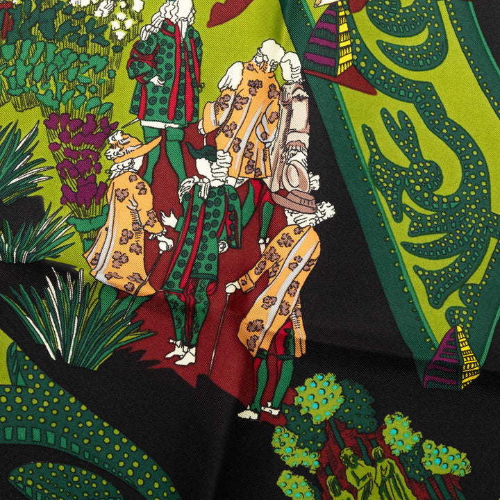Le Paradis du Roy Foulard 90 Vert