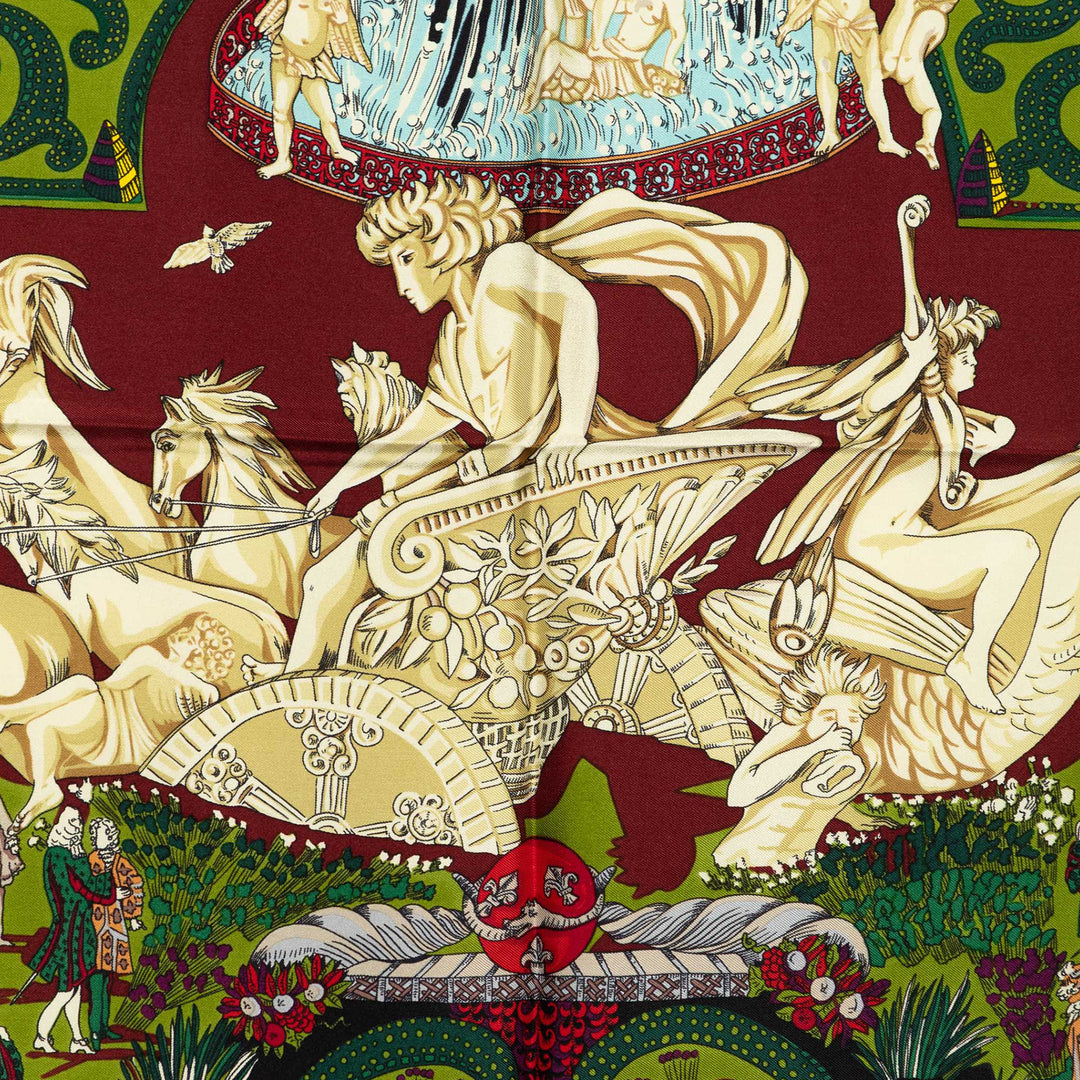 Le Paradis du Roy Foulard 90 Vert