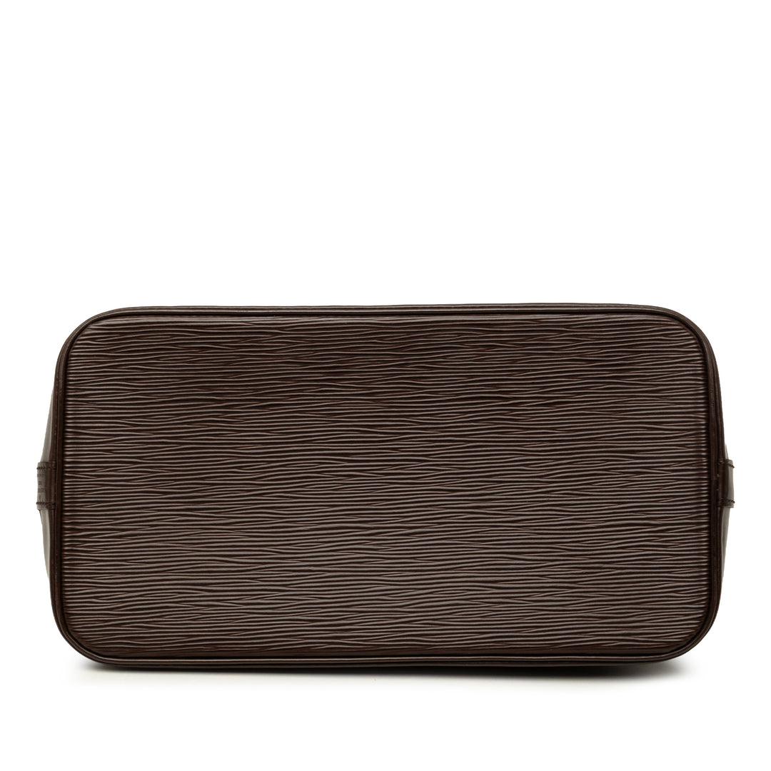 Louis Vuitton Alma PM Épi Marron – vue 3 – GABY PARIS