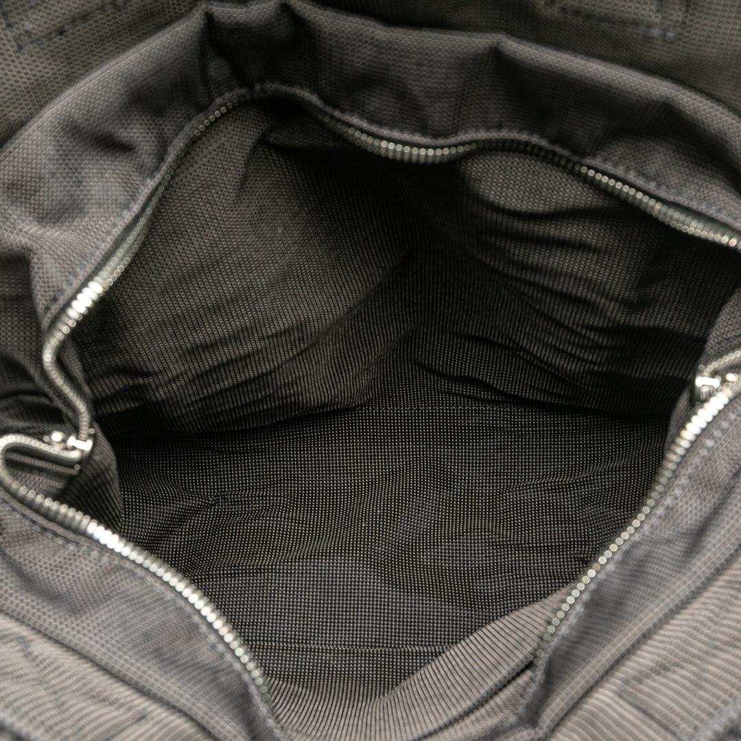 Hermès Toile Herline Sac à dos MM Gris