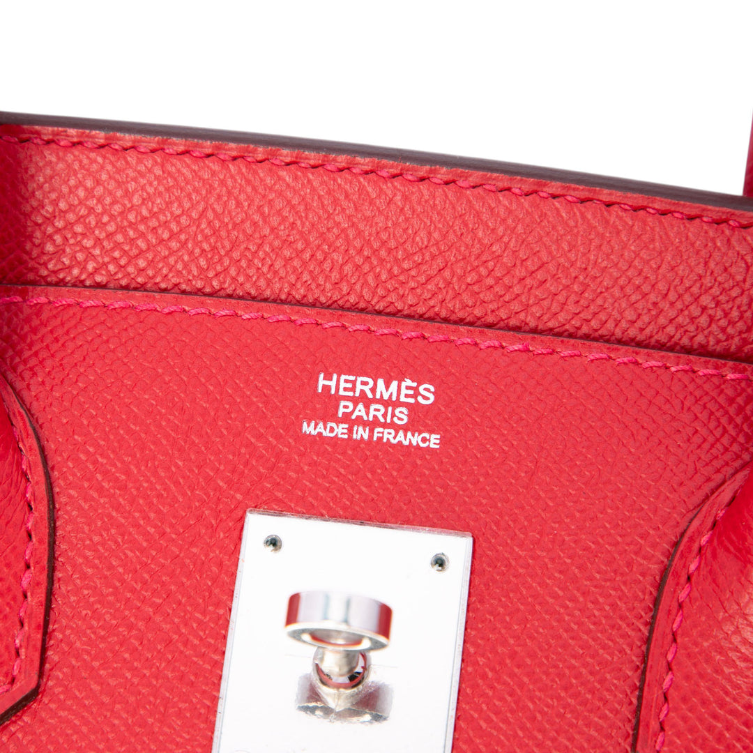 Birkin Retourne 30 Epsom Rouge