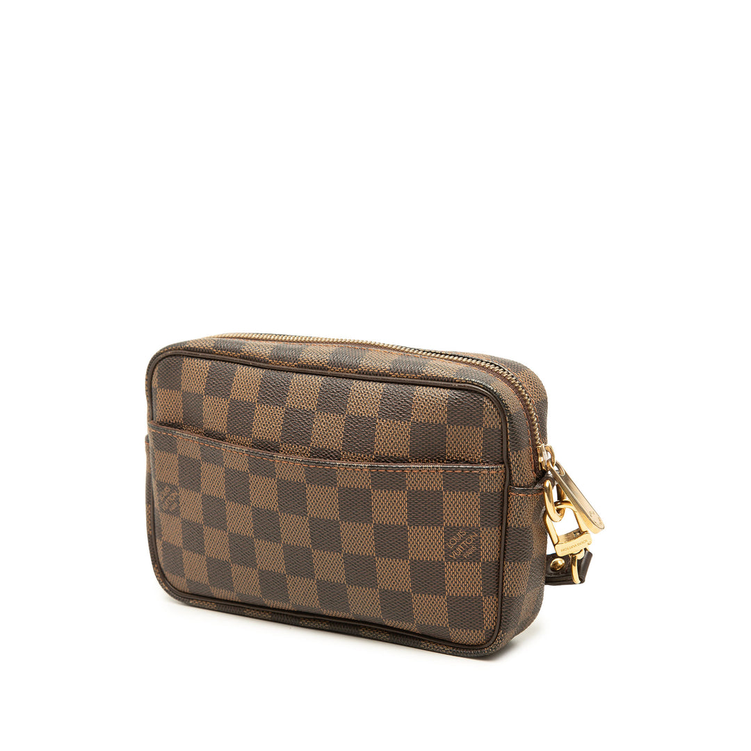 Louis Vuitton Pochette Billets Macao Damier Ébène Marron – vue 2 – GABY PARIS