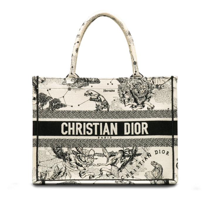 Dior Small Zodiac Book Tote White - GABY PARIS