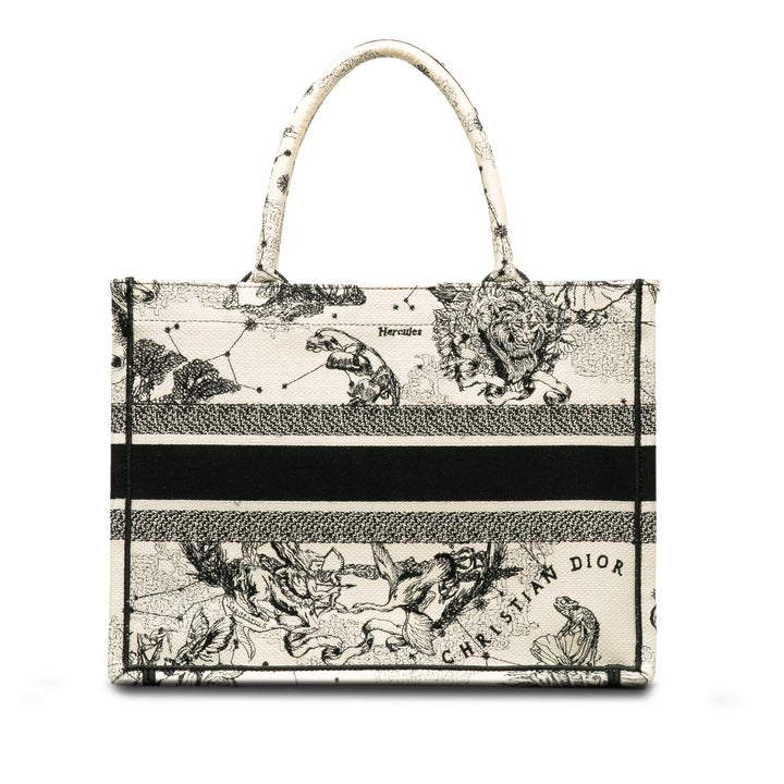 Dior Small Zodiac Book Tote White - GABY PARIS