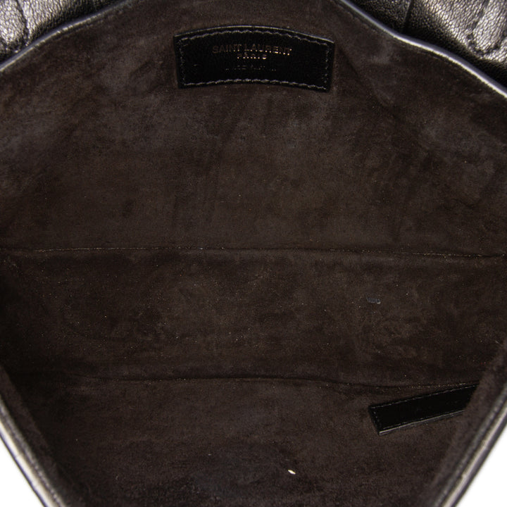 Saint Laurent Medium Cuir d’agneau Charlotte Messenger Bag Noir – GABY PARIS Authentique