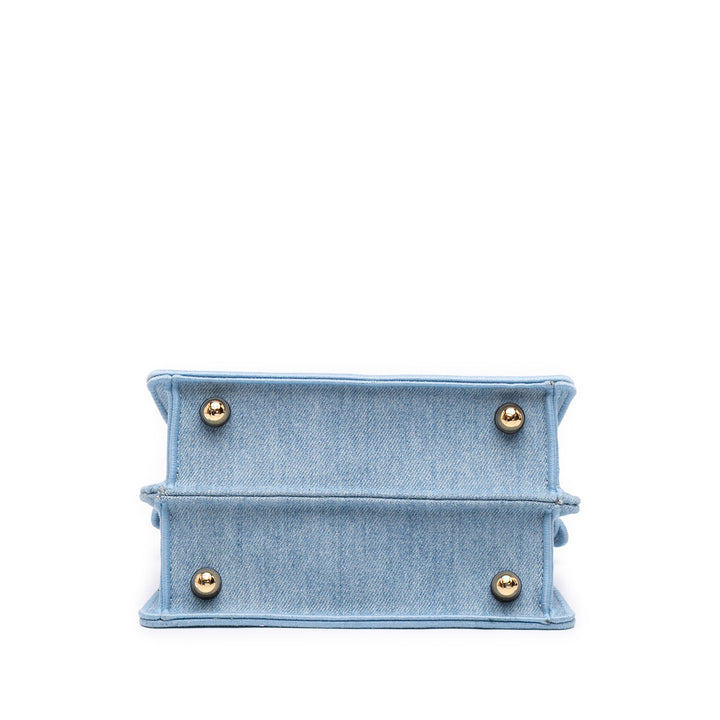 Petite brodé Peekaboo ISeeU Sac Jean Bleu