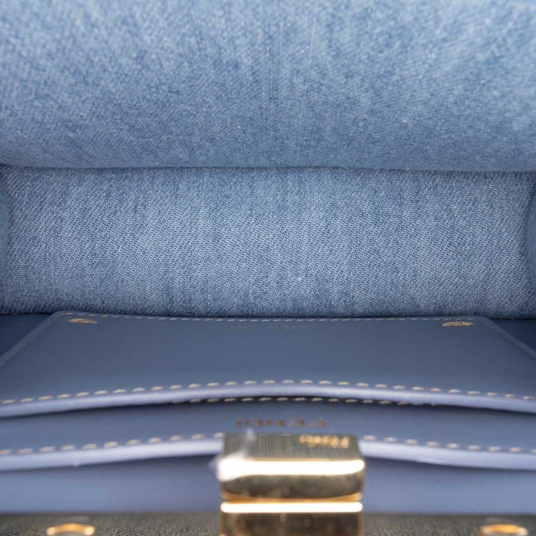 Petite brodé Peekaboo ISeeU Sac Jean Bleu