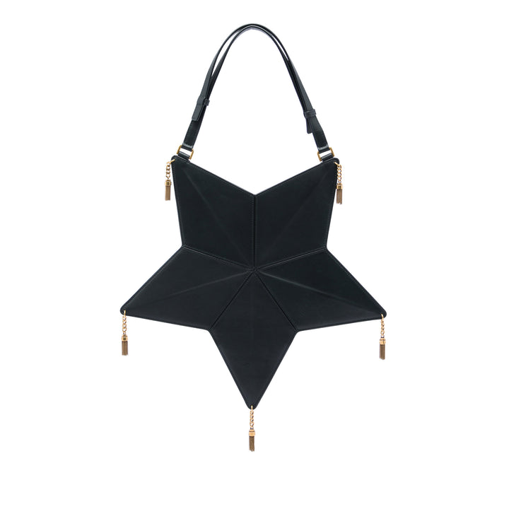 Saint Laurent Astro Star Pompon Sac Noir – vue principale – GABY PARIS