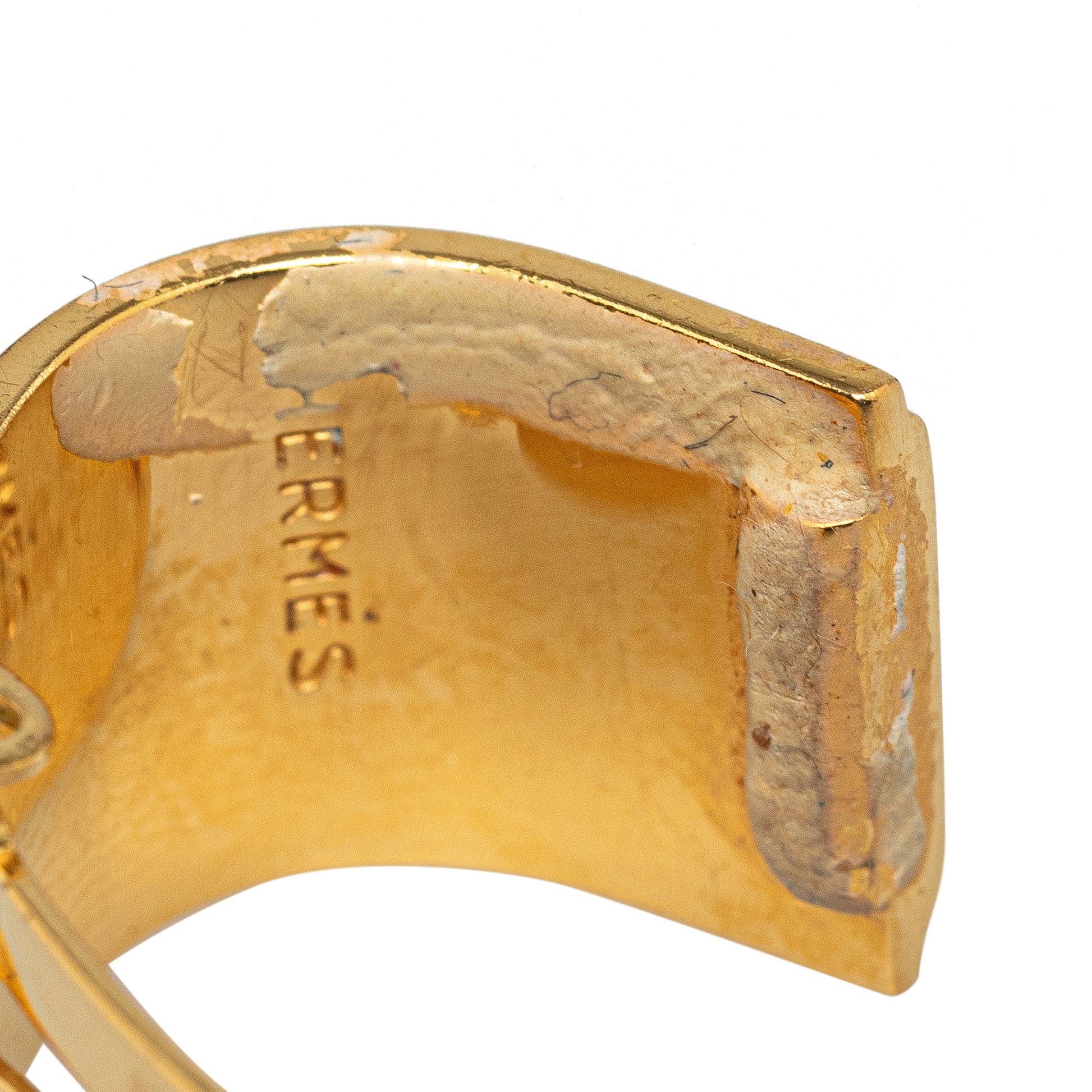 Enamel Clip On Earrings Gold - Gaby Paris
