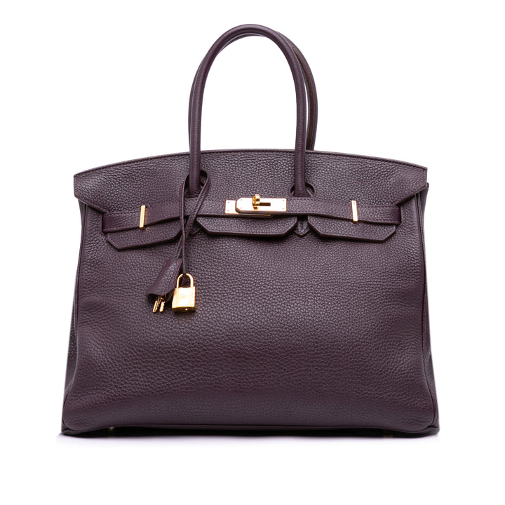 Togo Birkin Retourne 35 Purple - Gaby Paris
