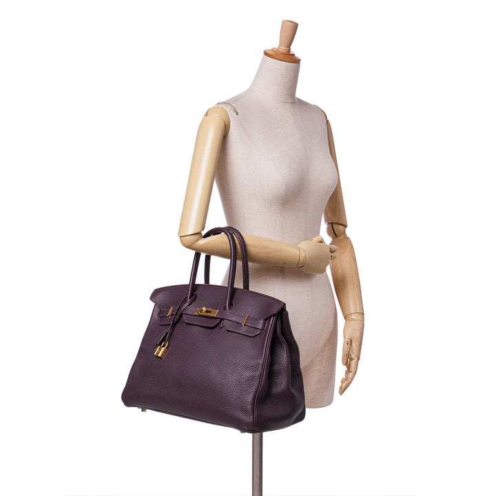 Togo Birkin Retourne 35 Purple - Gaby Paris