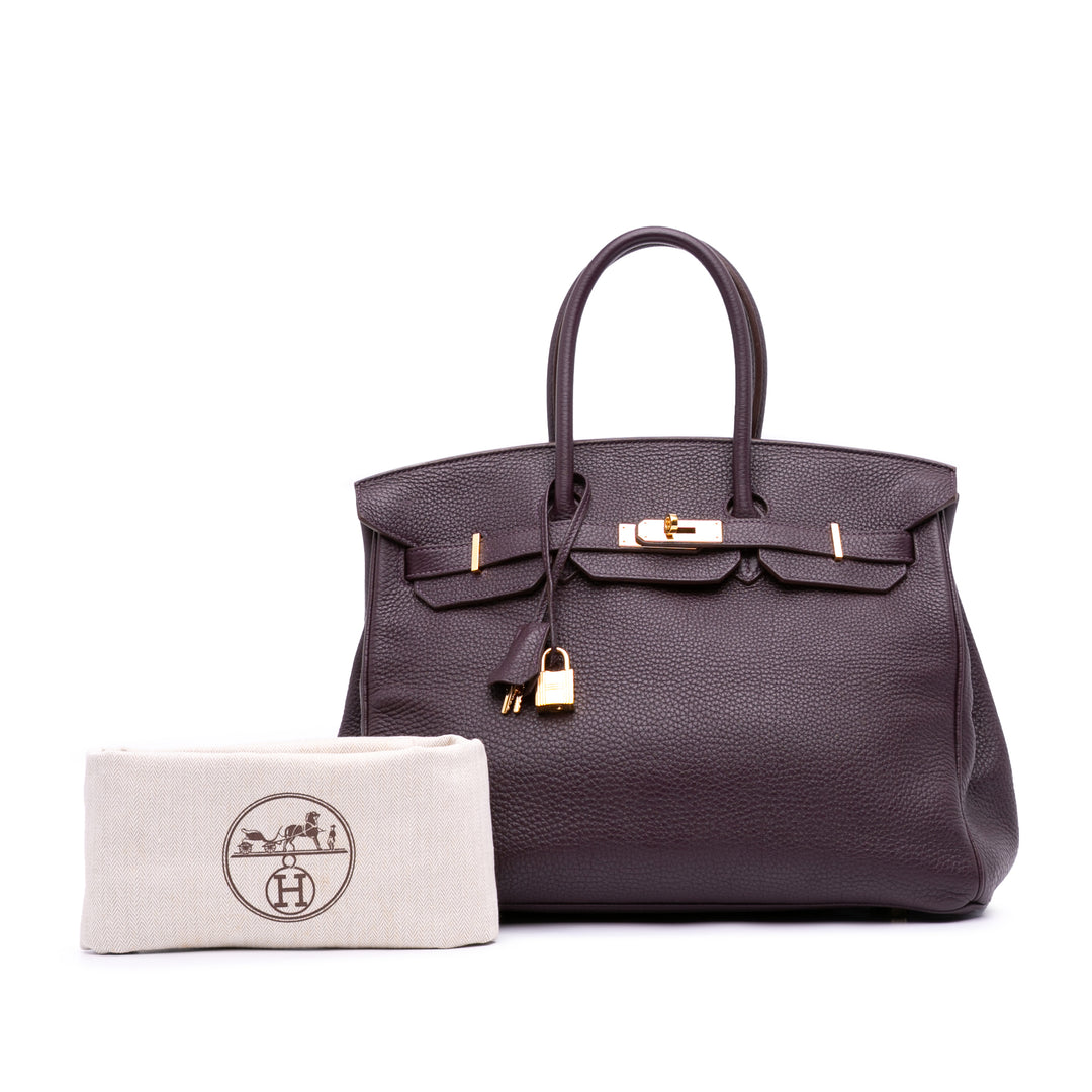 Togo Birkin Retourne 35 Purple - Gaby Paris