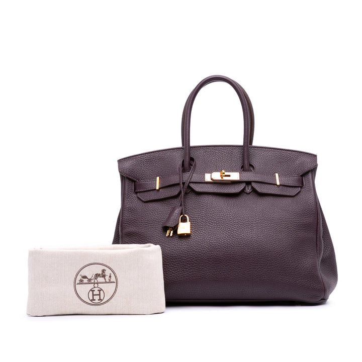 Togo Birkin Retourne 35 Purple - Gaby Paris