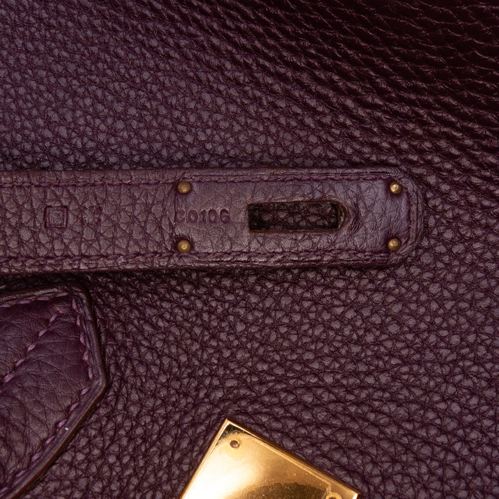 Togo Birkin Retourne 35 Purple - Gaby Paris