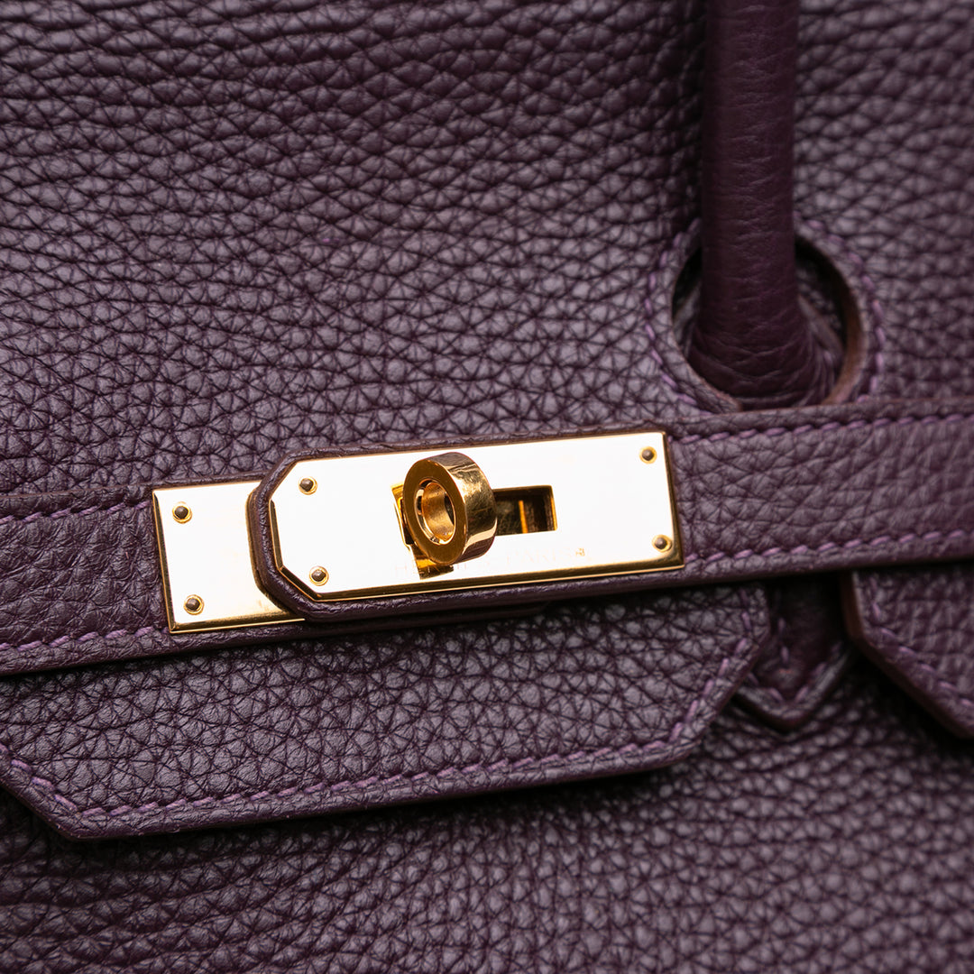 Togo Birkin Retourne 35 Purple - Gaby Paris