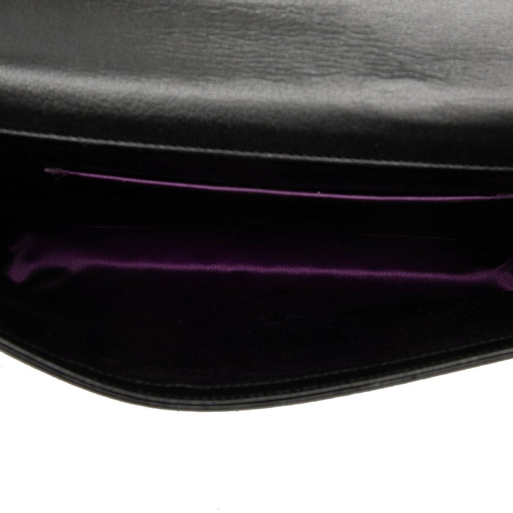Belle De Jour Pochette Grand Cuir de veau Noir