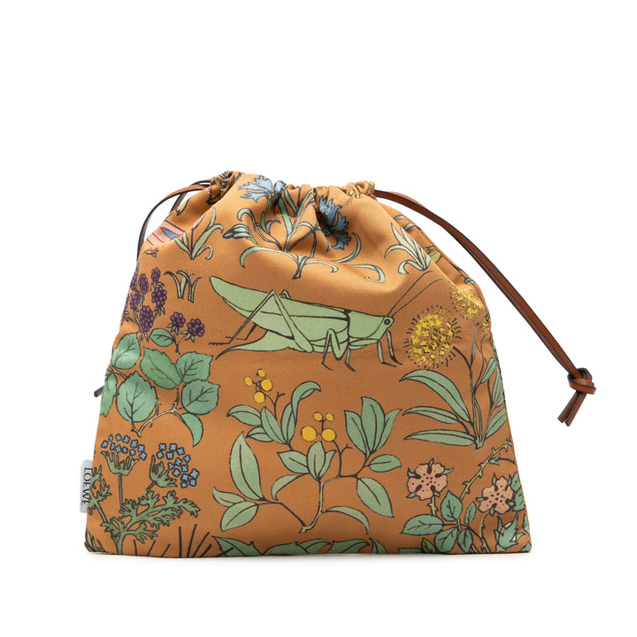 Imprimé Cordon Pochette Orange