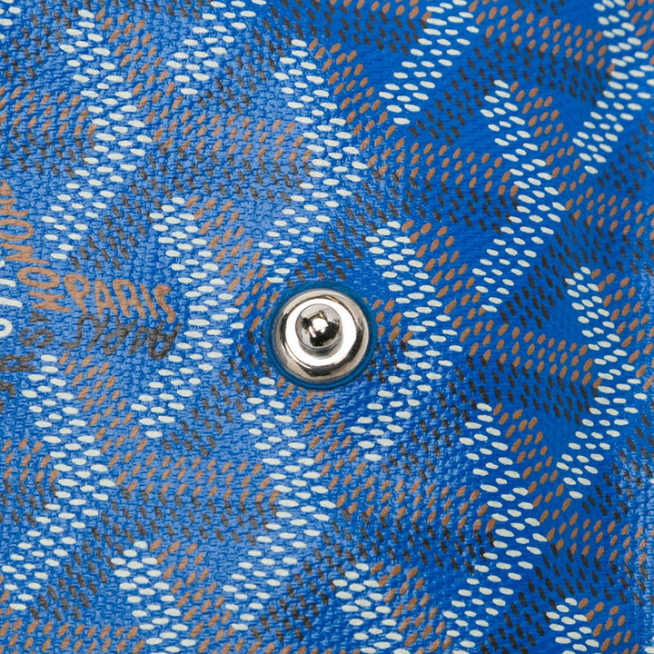 Goyardine Plumet Pocket Wallet Blue - Gaby Paris