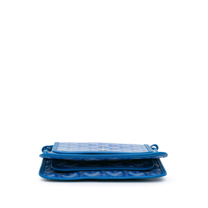 Goyardine Plumet Pocket Wallet Blue - Gaby Paris