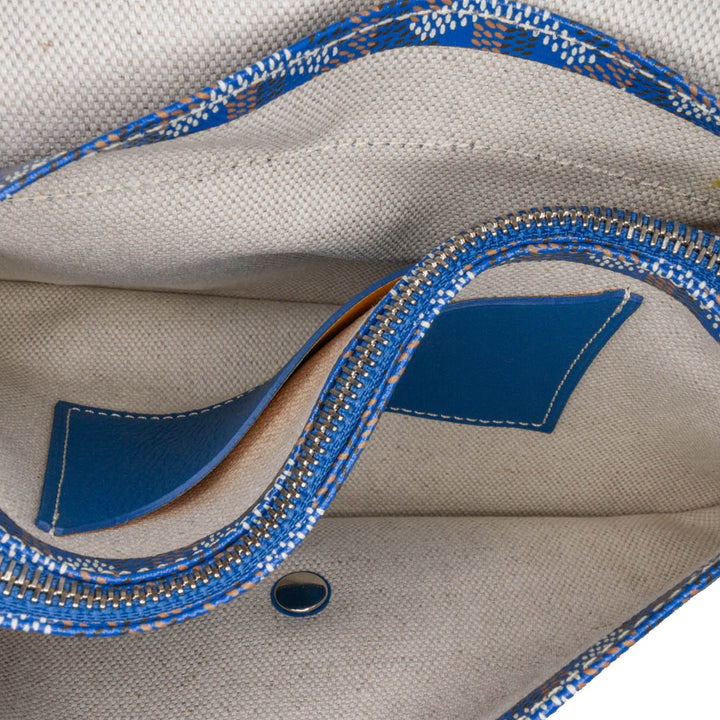 Goyardine Plumet Pocket Wallet Blue - Gaby Paris