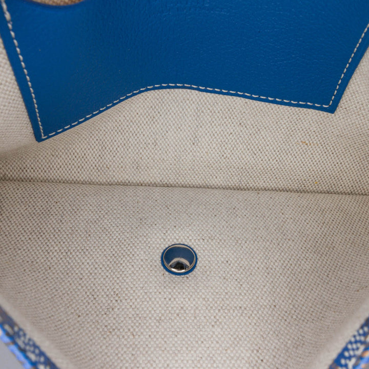 Goyardine Plumet Pocket Wallet Blue - Gaby Paris