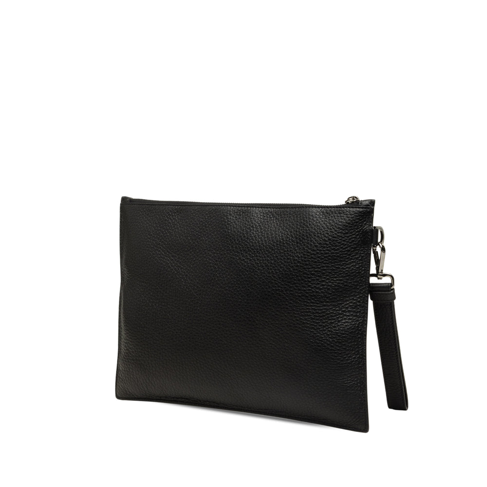 Versace Pochette embossé Medusa Wristlet Noir – vue 2 – GABY PARIS