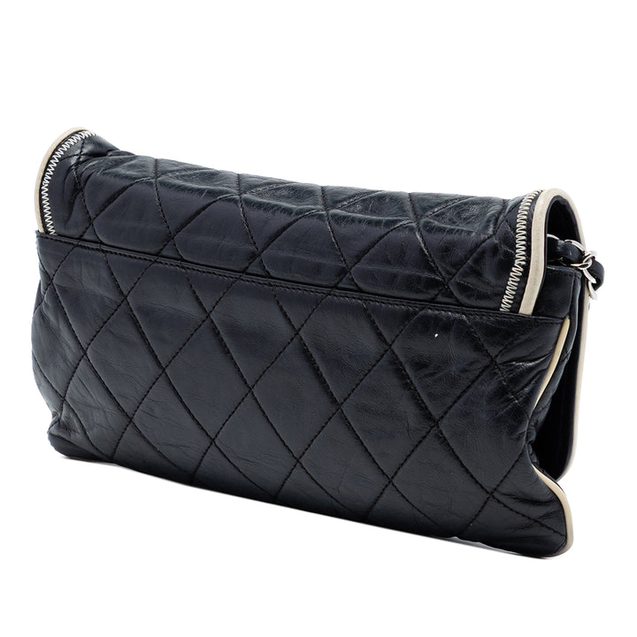 Chanel Matelassé Cuir d’agneau Reissue East West à rabat