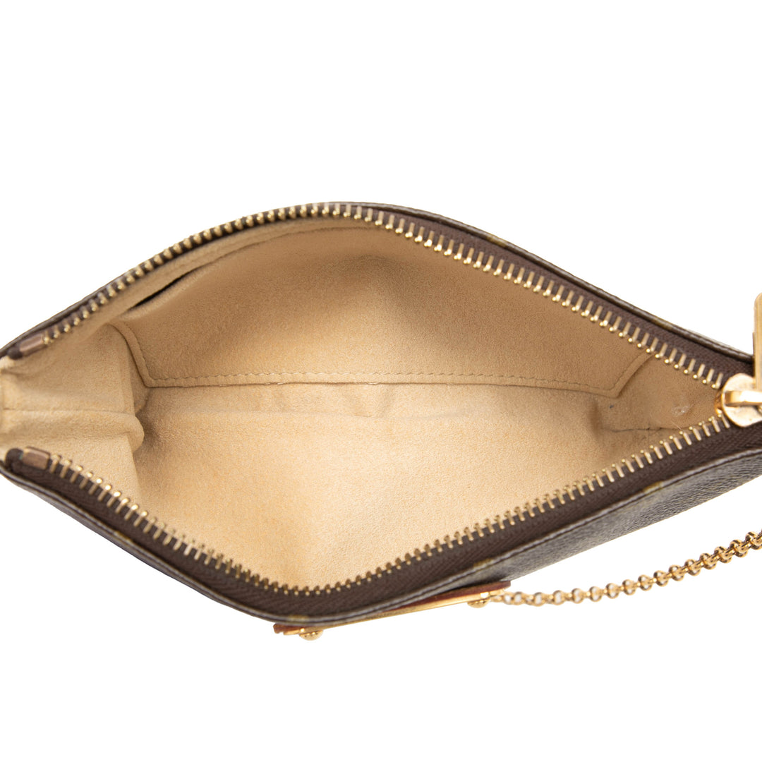 Pochette Milla MM Monogram Marron