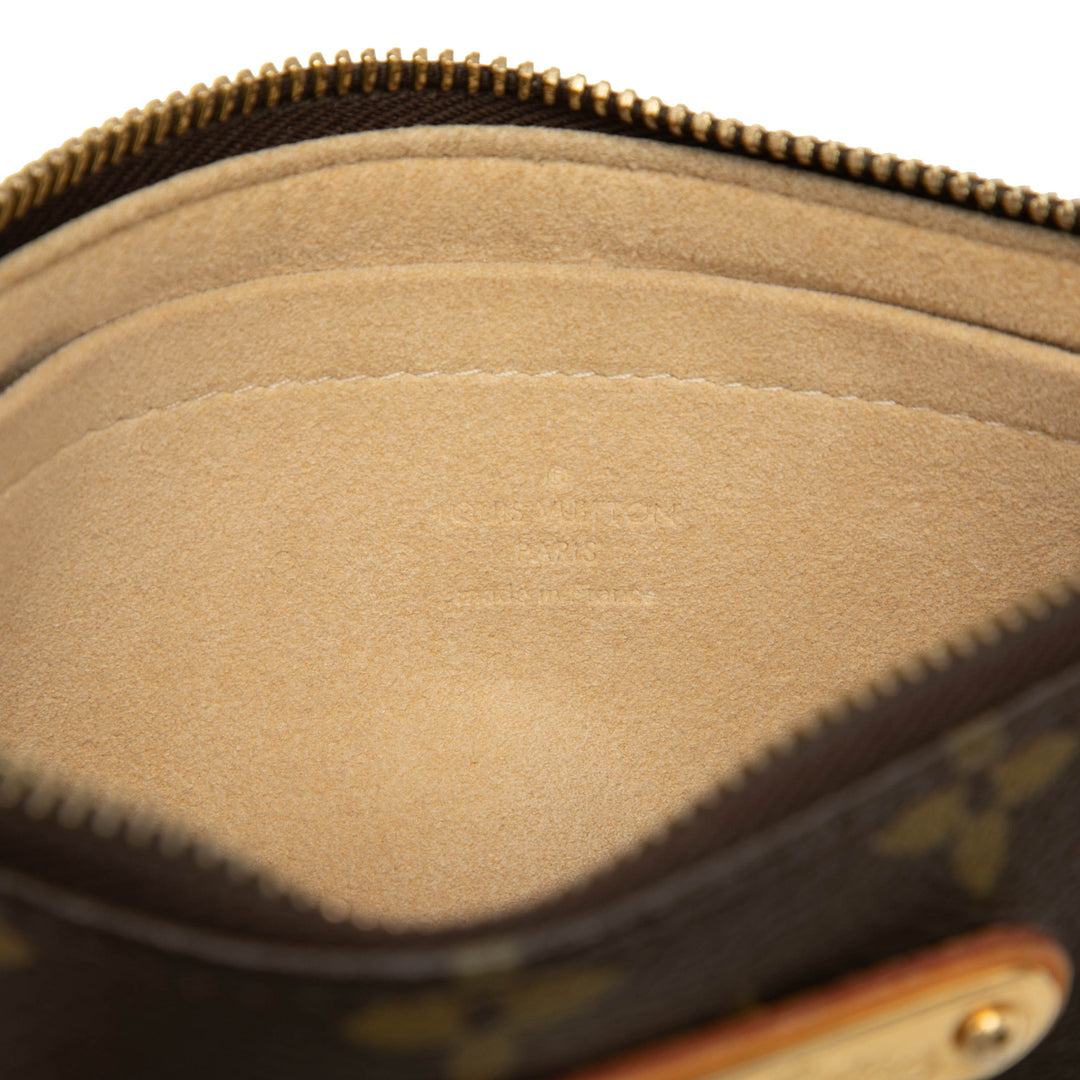 Pochette Milla MM Monogram Marron