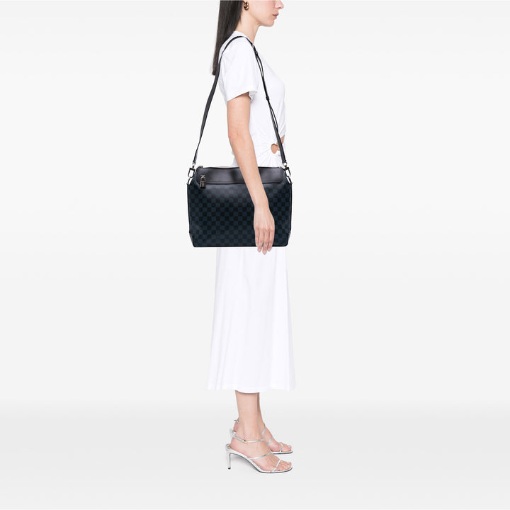 Damier Cobalt Greenwich Messenger Blue - Gaby Paris