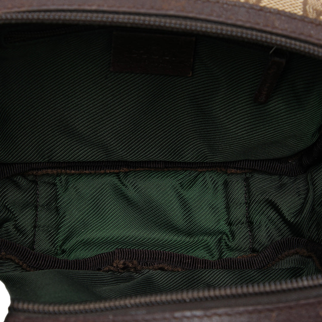 GG Zippé Trousse de maquillage Beige