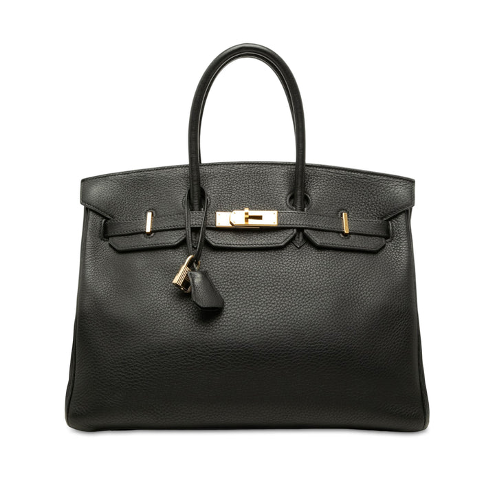 Hermès Birkin Retourne 35 Togo Noir – vue principale – GABY PARIS